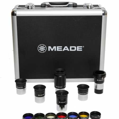 Sada 1,25″ okulárů a filtrů Meade Series 4000