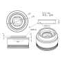 ZWO ASI183MC Color Astro CMOS Camera - Sony CMOS D=15.9 mm