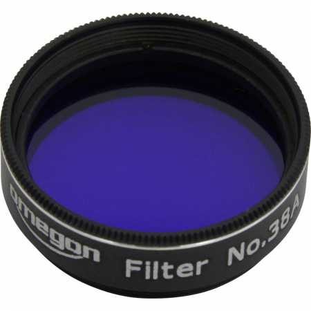 Filtr Omegon #38A 1,25&Prime;colour, dark blue