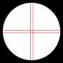 Okulár Omegon Illuminated crosshair, Kellner 12mm 50° 1,25″