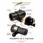Okulárový výtah Starlight Instruments FeatherTouch FTF2515HD 2.5&quot; DualSpeed with 1.5&quot; focus travel Gear rack
