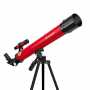 Hvězdářský dalekohled Bresser Junior AC 45/600 AZ red