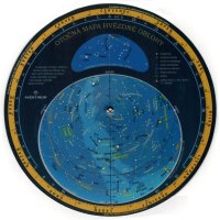 Otocna mapa hvezdne oblohy 235x235cm