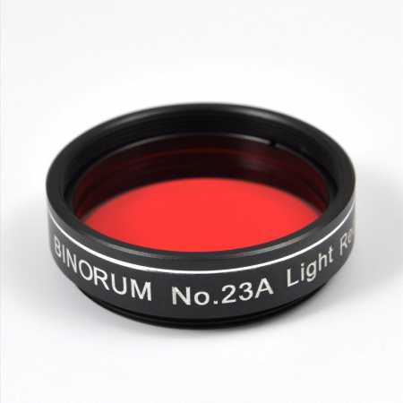 Filtr Binorum No.23A Light Red (Světle červený) 1,25&Prime;