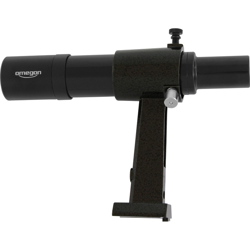 Hledáček Omegon 6x30 finder scope, black - provides an upright,...