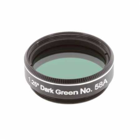 Filtr Explore Scientific Dark Green #58A 1,25&Prime;