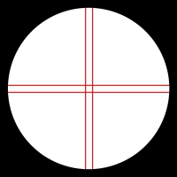 Okulár s osvětleným křížem Omegon Kellner 12mm 50° 1,25″