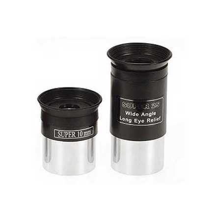 Sada okulárů TS Optics Super 10mm a 25mm 52° 1,25″ Reversed Kellner