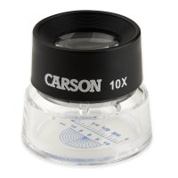 Zvetsovaci sklo Carson LumiLoupeTM 10x se stupnici
