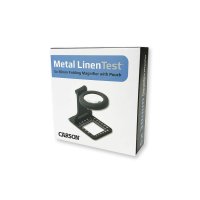 Zvetsovaci sklo lupa Carson Metal LinenTest 5x