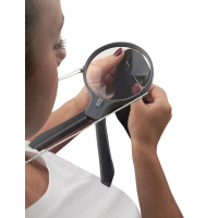 Zvětšovací sklo Carson SplitHandle™ 2x HandHeld/Hands-Free Acrylic Lens Magnifier/3.5x Spots Lens/Neck Strap