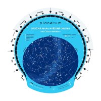 Zakladni otocna mapa hvezdne oblohy Planetum