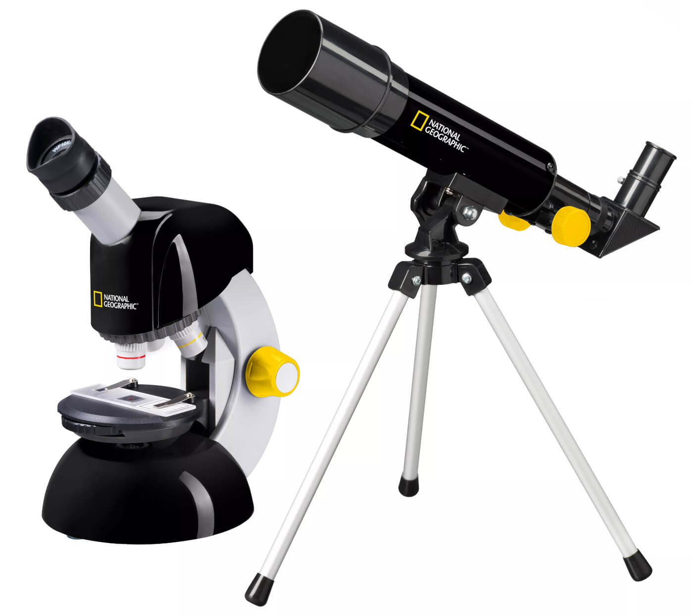 Sada National Geographic hvězdářský dalekohled 50/360 AZ a mikroskop 40x–640x