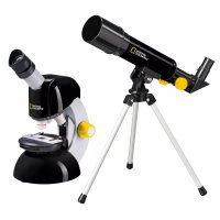 Sada National Geographic hvězdářský dalekohled 50/360 AZ a mikroskop 40x–640x