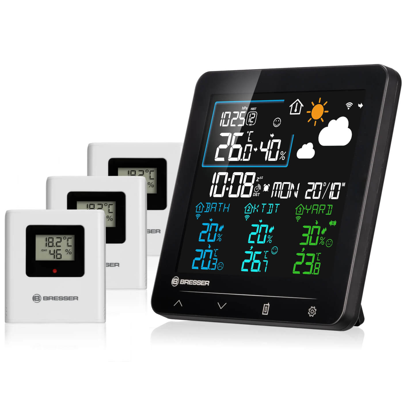 Meteostanice Bresser Quadro Individio NV + 3