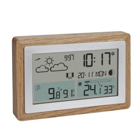 Meteostanice v barve dubu TFA OAK