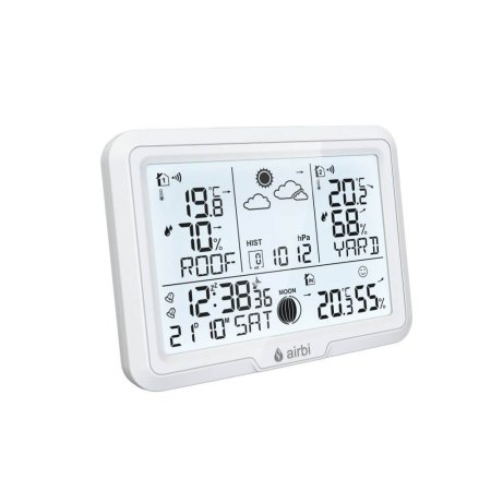 Meteostanice Airbi DUO + 2 bezdratove senzory